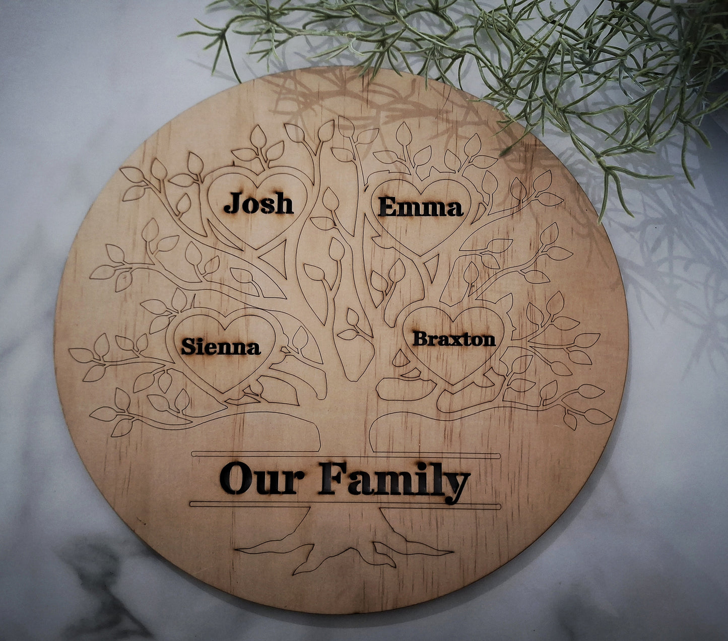 Our Family Tree Sign