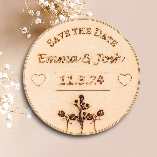Save The Date Wedding Magnets