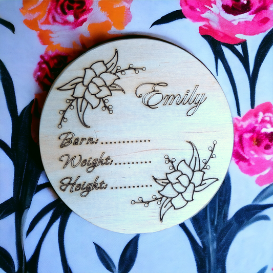 Floral Birth Sign