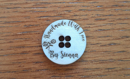 Personalized Knitting Buttons